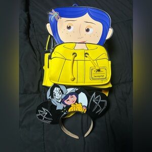 Coraline Loungefly and Mouse Ears